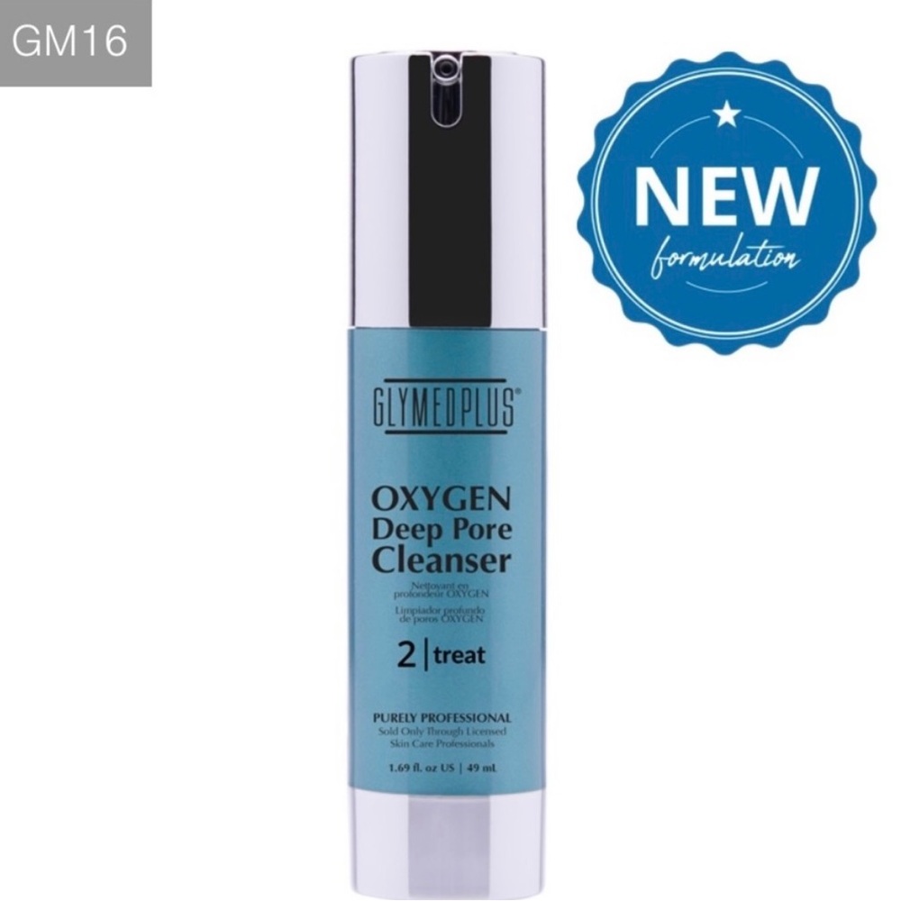 GlyMed Plus Oxygen Deep Pore Cleanser Face Wash Beauty BRAND NEW AUTHENTIC